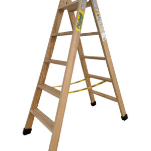 Escalera de madera de pintor